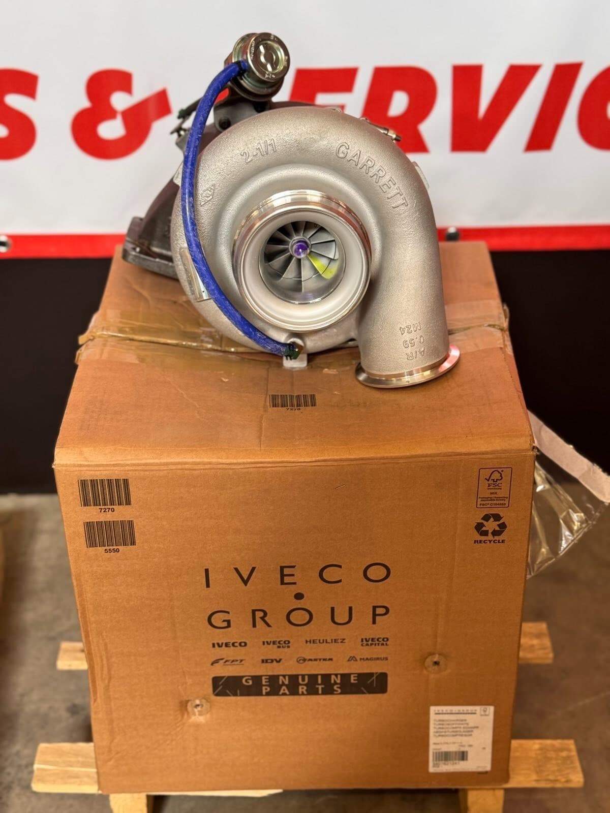 5801621241 Turbocharger CNH FPT NEW Genuine