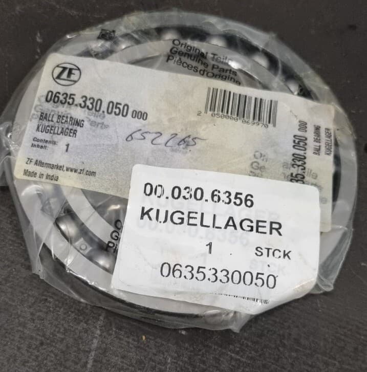 00.030.6356 - ZF ball bearing, new, surplus 0635330050