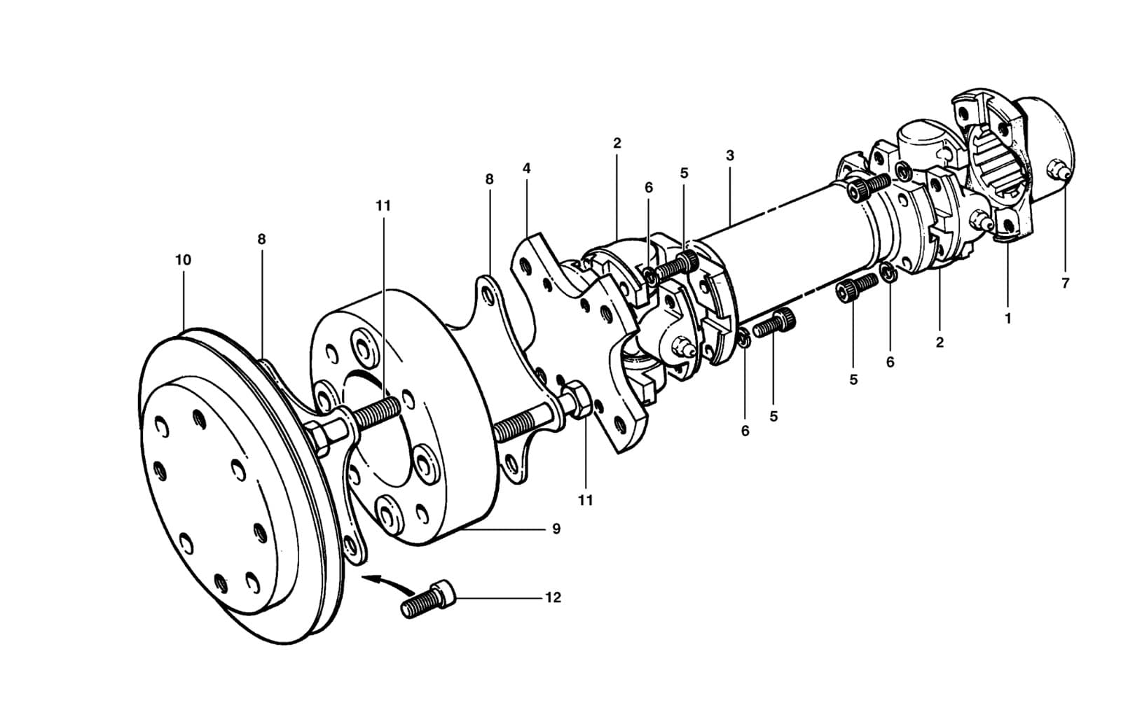 CH73632 Rubber coupling for Volvo Champion grader