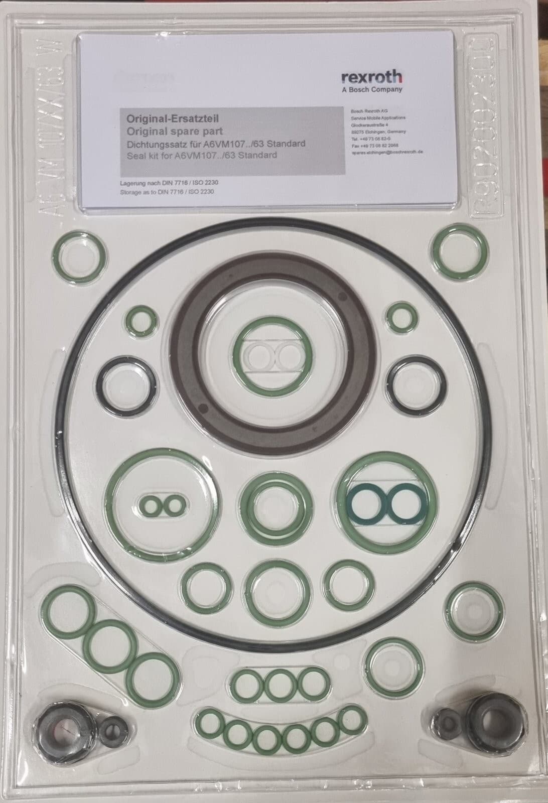 Rexroth hydraulic motor seal kit A6VM107 R902002300