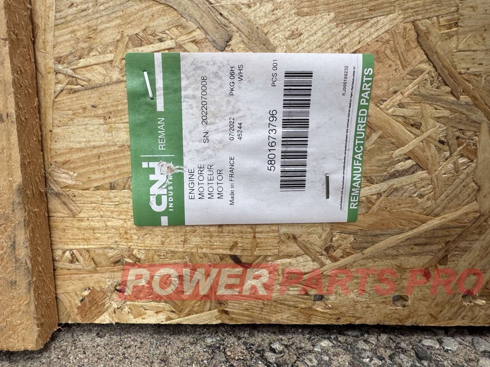 FPT NEF 6.7 Short engine block for CASE IH PUMA NH T7.230,245,260,270 5801673796