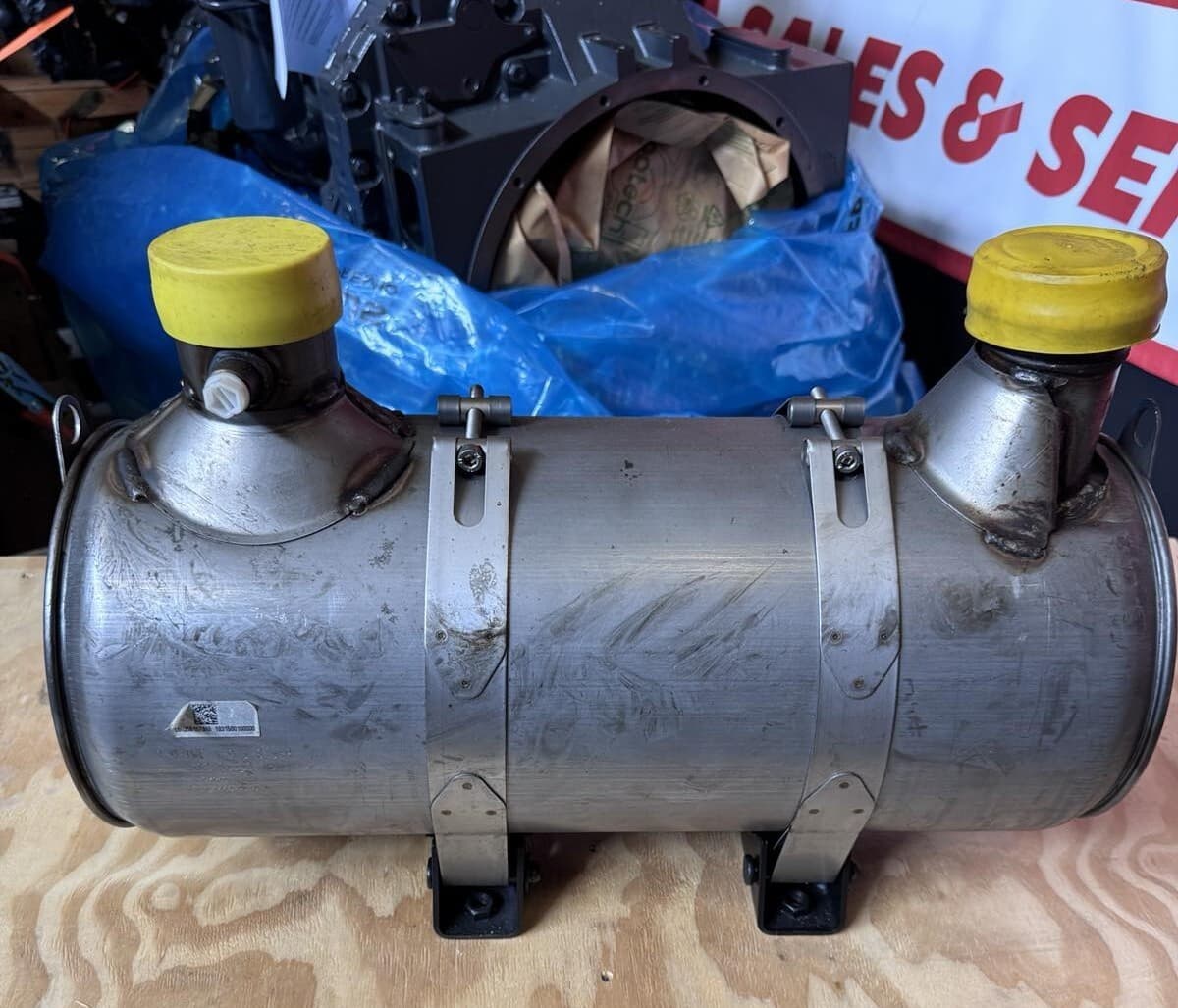 5801863581 DPF Silencer Caterpillar 3.4 Engine FPT